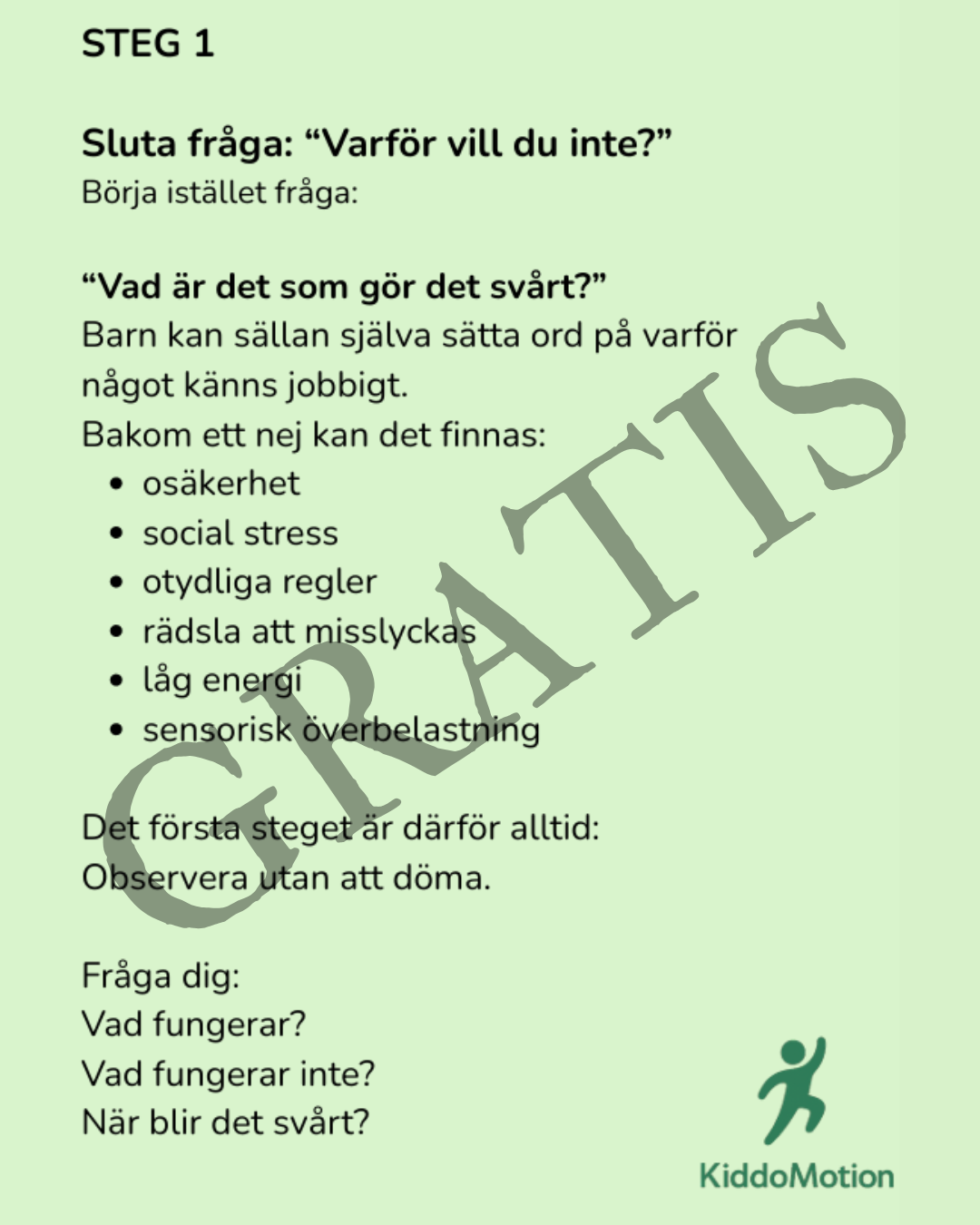 Gratis guide: Hjälp ditt barn till mer rörelse utan tjat