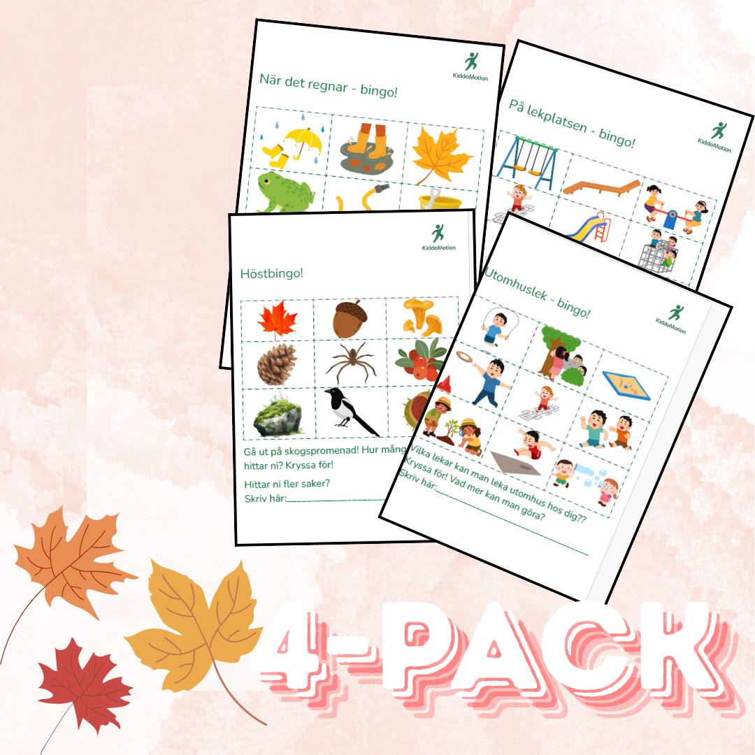 Höstbingo 4-pack (Digital-PDF)